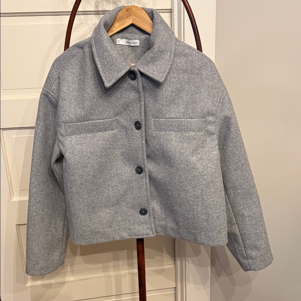 Mango Light Gray Jacket - image 1